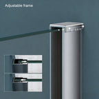 36 in. W x 76 in. H Fixed Semi-Frameless Single Panel Shower Door with 5/16 in. Tempered Clear Glass